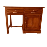 Multipurpose Teak Table with Drawers 31×48×24