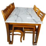 Double Leg Teak Dinning Table