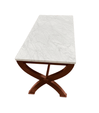 X Base Acacia Dining Table