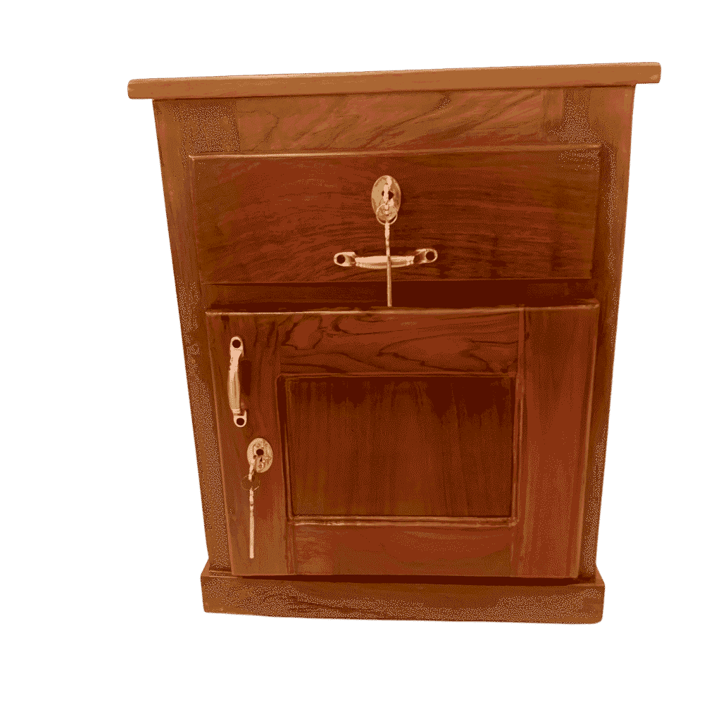 1 Draw 1 Door Teak Side Table