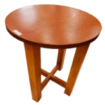 Round manchiyam stool for living room bedroom and pooja room seating