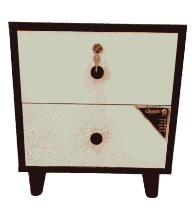 Cubix particle board side table modern cube design