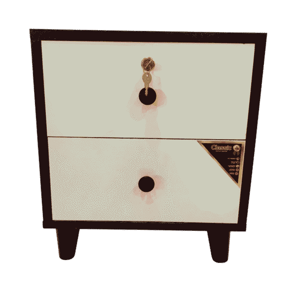 Cubix particle board side table modern cube design