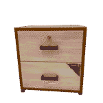 Ivory particle board side table modern home furniture