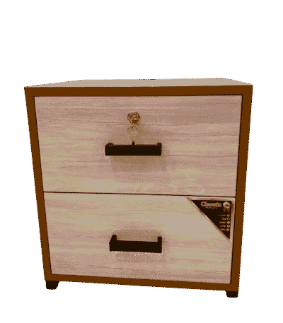 Ivory particle board side table modern home furniture