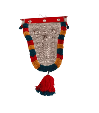 2.5 ft Silver Nettipattam