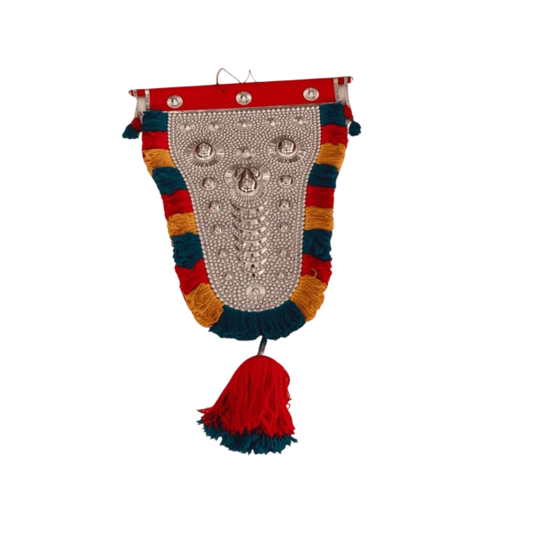 2.5 ft Silver Nettipattam