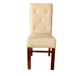 Diamond Cushion Acacia Dining Chair