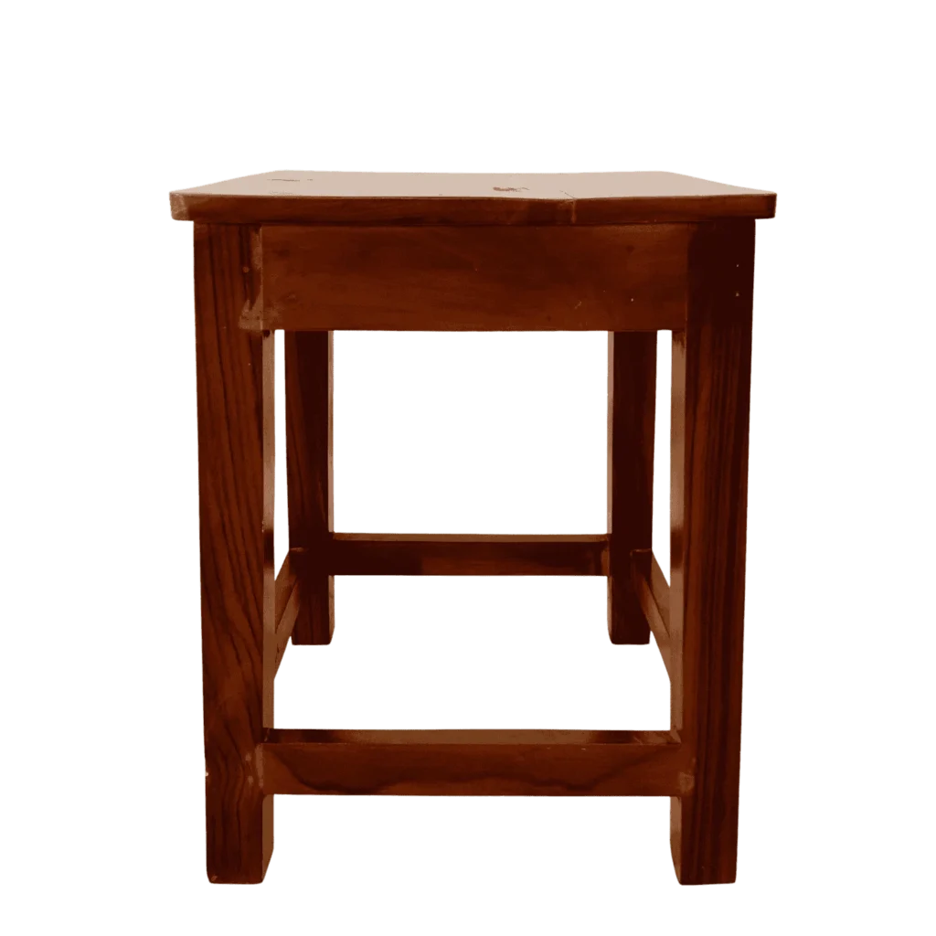 Square manchiyam stool for living room bedroom and pooja room seating