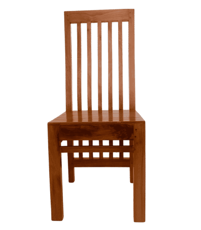 Flow Back Acacia Palaka Dining Chair