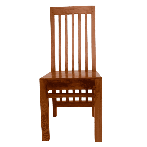 Flow Back Acacia Palaka Dining Chair