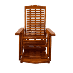 Ordinary teak recliner chair for living room comfort seating
