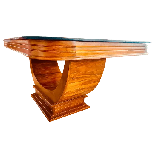 Vanji Teak Dining Table 6×3.5 for spacious traditional dining rooms