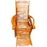 Premium with Glass Holder Teak Recliner Chair