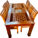 Biscuit Katta Teak Dinning Table