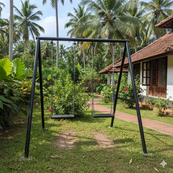 Outdoor Iron Double Swing