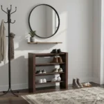 Open 4 Tier Particle Board Shoe Stand