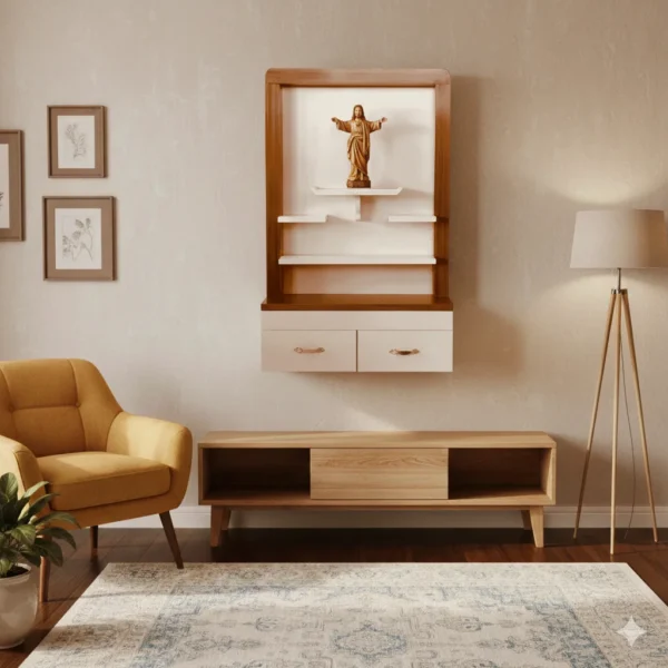 Blanc 4 tier MDF Roopakoodu