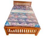 Reeper Teak 4 ft Double Cot for bachelor flats