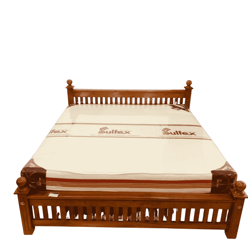 Dome Reeper Teak Cot 6 ft King Size