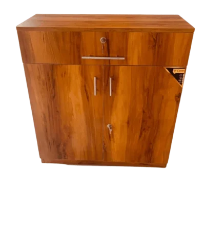 Closed 2 Door 1 Drawer Particle Board Shoe Stand for home organization