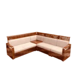 Slatted Orchid Teak Corner Sofa Set 3+2+1