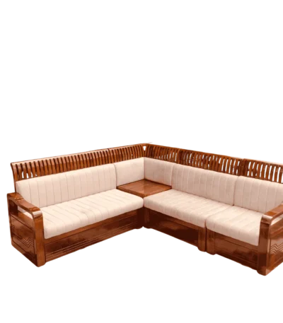 Slatted Orchid Teak Corner Sofa Set 3+2+1