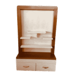 Blanc 4 tier MDF roopakoodu for home altar decor