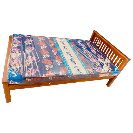 Reeper Teak 3 ft Single Cot Reeper Teak 3 ft Single Cot for kids room