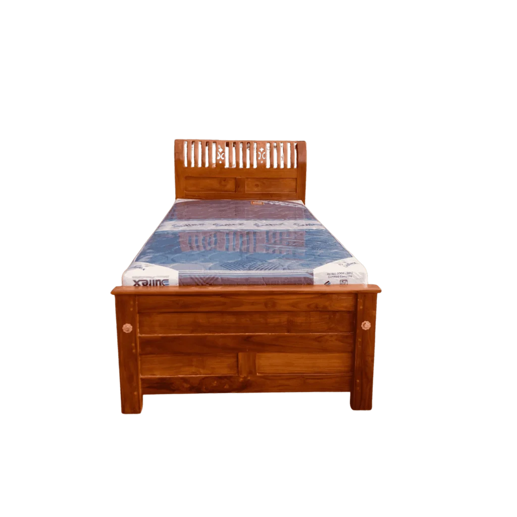 Short Orchid Teak 3 ft Single Cot