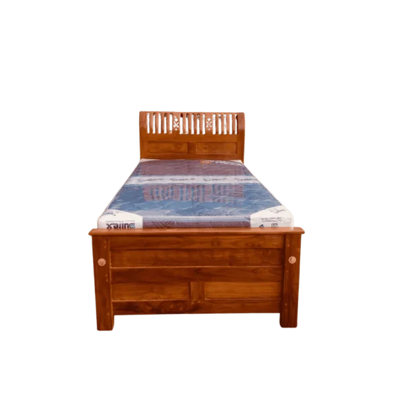Short Orchid Teak 3 ft Single Cot