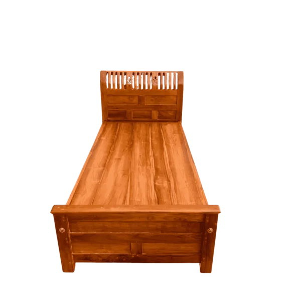 Short Orchid Teak 3 ft Single Cot