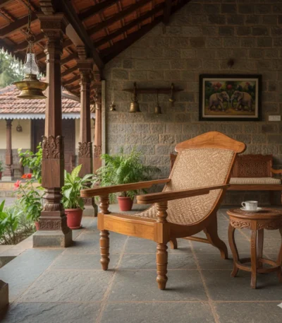 Devasuram Lounge Chair Teak