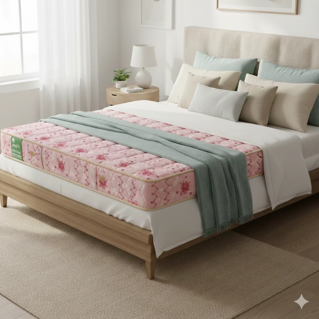 5 ft Queen Size mattress Kerala Coir Sulfex 75×60×4 inches