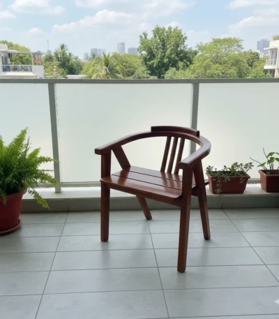 Mission Scissor Teak Sitout Chair