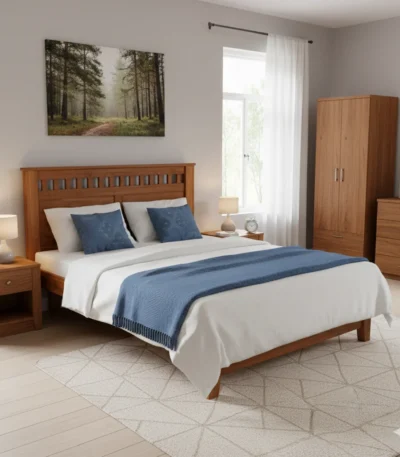 Grid Teak Palaka 6ft King Size