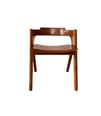 Teak ScissorArc sitout chair for stylish and durable furniture