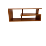 G Design HDF mahogany marble top teapoy