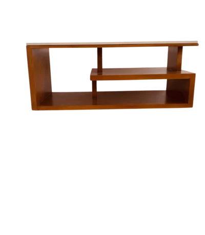 G Design HDF mahogany marble top teapoy