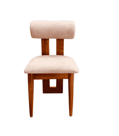 Tornado V teak cushion dining chair solid wood