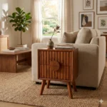 CircleArt Teak Ply Side Table