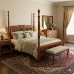 Mayookham Teak Cot 6ft King Size