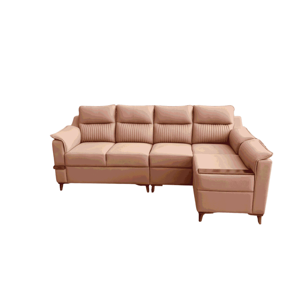 Luxury Full Cover Corner Sofa Set 3+Diwan