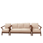 Spider Teak Sofa Set 3+1+1