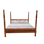 Kadachil Teak Cot 6ft King Size