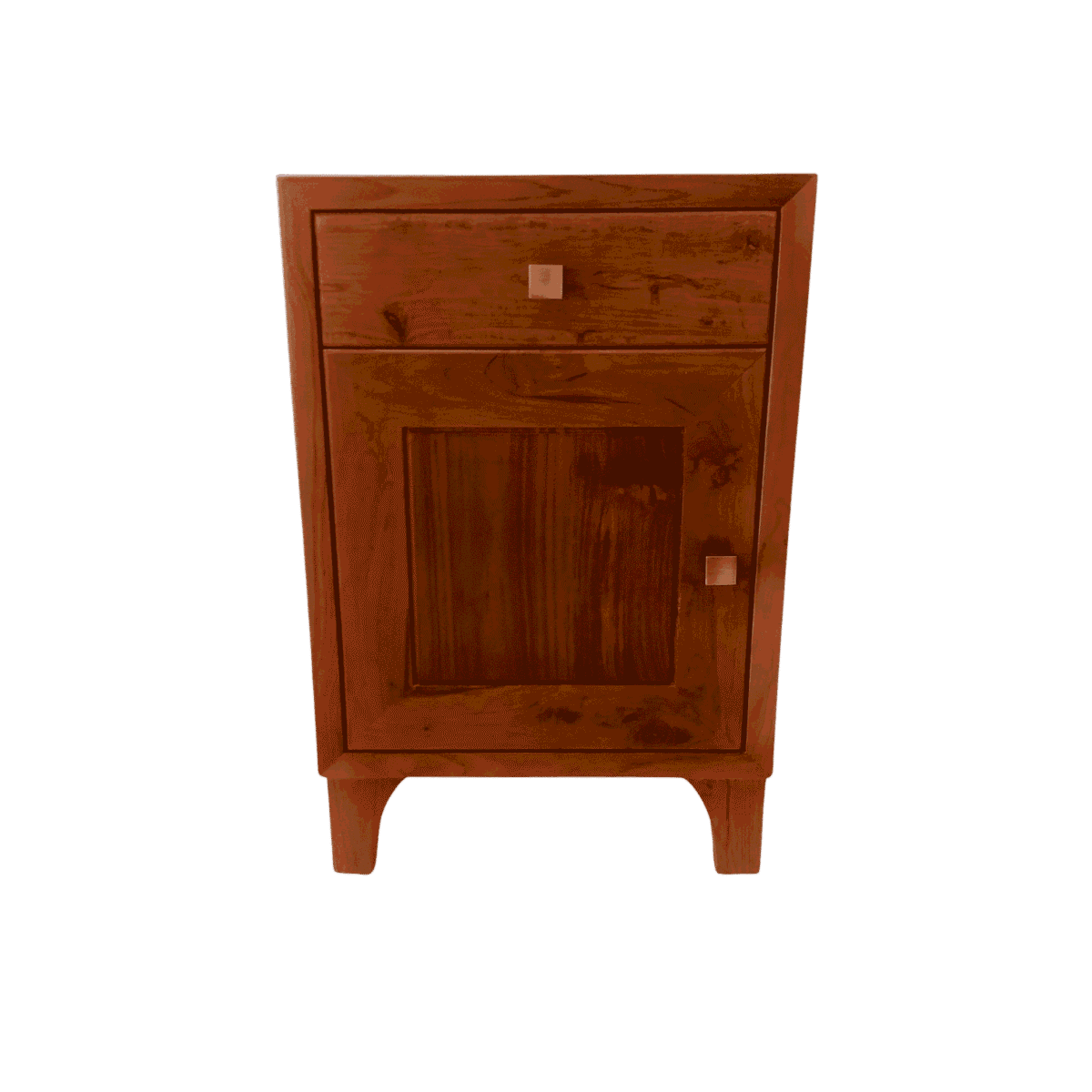 Side Table Kno Square Knob Teak Side Table To Hold Bedside Essentials