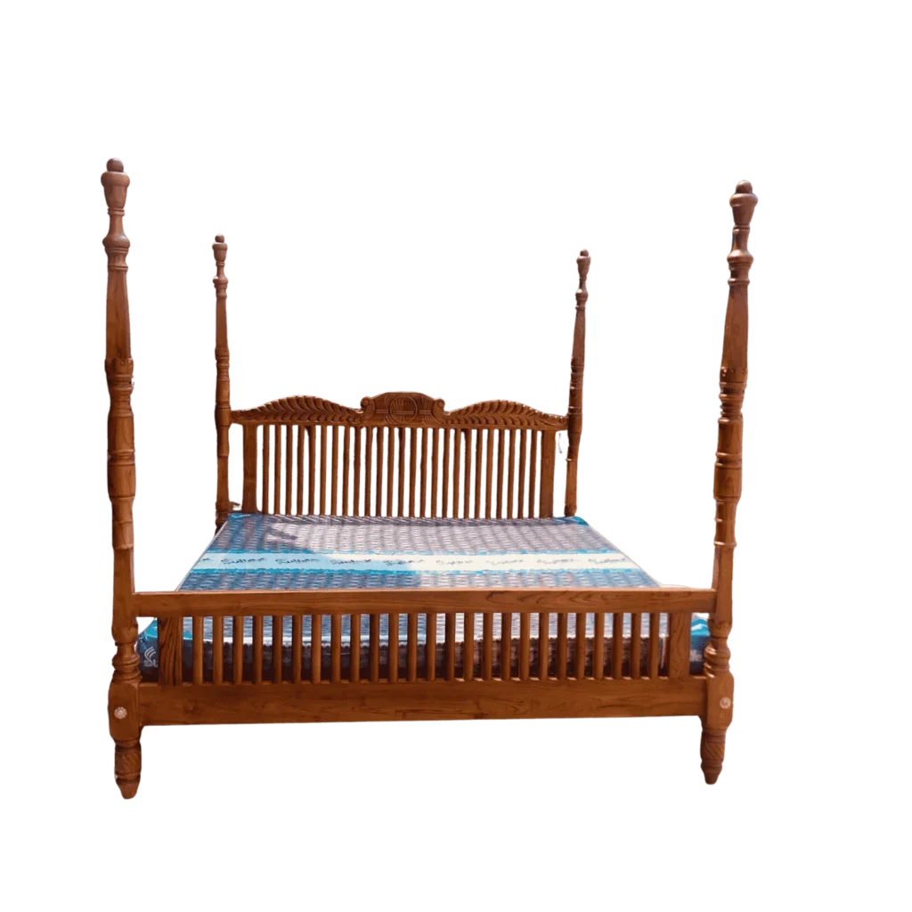 Mayookham Teak Cot 6ft King Size