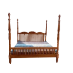 Mayookham Teak Cot 6ft King Size