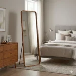 Rectangle Full Length Teak Dressing Mirror