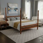 Kadachil Teak Cot 6ft King Size